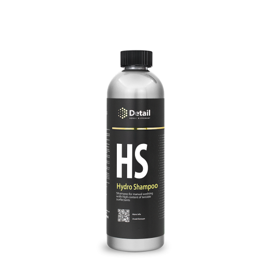 Шампунь вторая фаза с гидрофильным эффектом Detail HS (Hydro Shampoo) 500мл