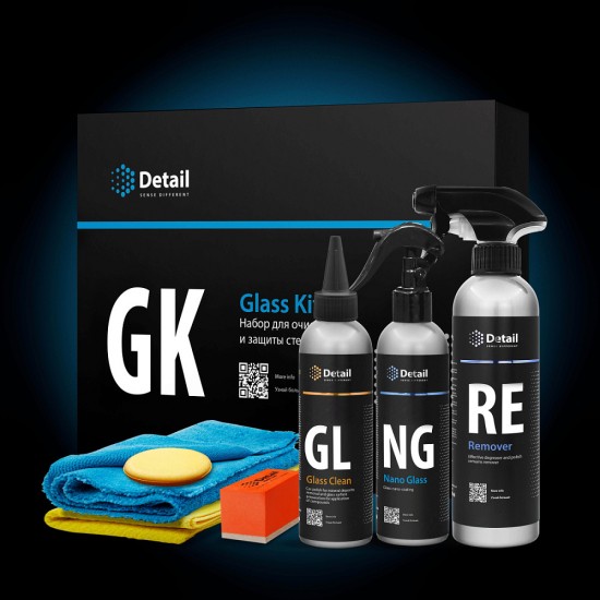 Набор для очистки и защиты стекла Detail  GK "Glass Kit"