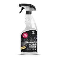 Полироль-очиститель пластика матовый Grass "Polyrole Matte"с ароматом ванили  600мл