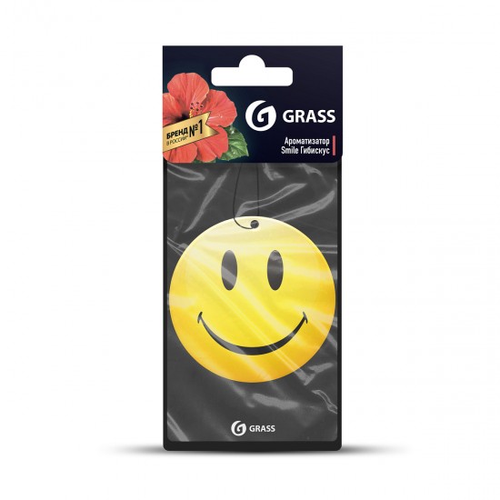 Ароматизатор картонный Grass Smile гибискус