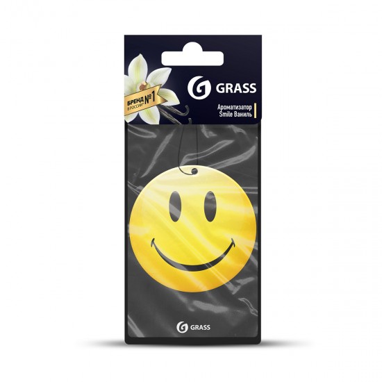 Ароматизатор картонный Grass Smile ваниль